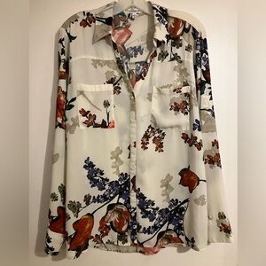 Express Floral Print Blouse